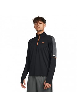 Męski longsleeve treningowy Under Armour UA Tech Utility 1/4 Zip - czarny ze sklepu Sportstylestory.com w kategorii T-shirty męskie - zdjęcie 174957129