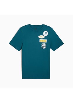 PUMA T-Shirt męski Graphics Icon zielony ze sklepu taniesportowe.pl w kategorii T-shirty męskie - zdjęcie 174957598