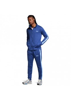 Męski dres komplet treningowy Under Armour UA Knit Track Suit - niebieski ze sklepu Sportstylestory.com w kategorii Dresy męskie - zdjęcie 174959887