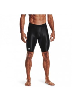 Męskie legginsy krótkie treningowe Under Armour UA Hg Isochill Long Shorts - czarne ze sklepu Sportstylestory.com w kategorii Spodenki męskie - zdjęcie 174963455