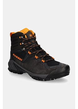 Mammut buty Sapuen High GTX męskie kolor szary lekko ocieplone 3030.04241 ze sklepu ANSWEAR.com w kategorii Buty trekkingowe męskie - zdjęcie 174964405