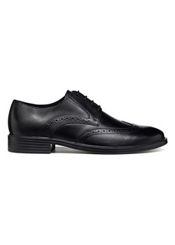 Geox Skórzane trzewiki &quot;Gladwin&quot; w kolorze czarnym ze sklepu Limango Polska w kategorii Buty eleganckie męskie - zdjęcie 174966606