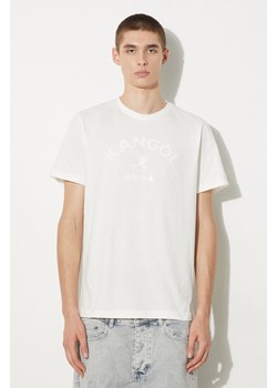 Kangol t-shirt bawełniany kolor biały z nadrukiem KLHB002-OFFWHITE ze sklepu PRM w kategorii T-shirty męskie - zdjęcie 174971378