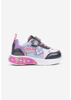 Niebieskie Płaskie Buty Sportowe Sneakersy z Ledami i Bajkowym Wzorem Eriselae ze sklepu born2be.pl w kategorii Buty sportowe dziecięce - zdjęcie 174972535