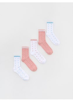 Reserved - Skarpetki 5 pack - biały ze sklepu Reserved w kategorii Skarpetki dziecięce - zdjęcie 174973586