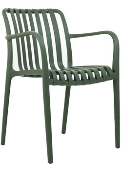 Zielone Ażurowe Krzesło Minimalistyczne W7-P73 ze sklepu Edinos.pl w kategorii Krzesła - zdjęcie 174977359