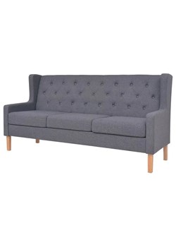 Trzyosobowa sofa Isobel 3G - szara ze sklepu Edinos.pl w kategorii Sofy i kanapy - zdjęcie 174977389