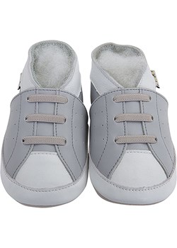 Lait et Miel Skórzane buty w kolorze szarym do raczkowania ze sklepu Limango Polska w kategorii Kapcie dziecięce - zdjęcie 174978646