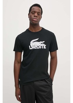 Lacoste t-shirt męski kolor czerwony z nadrukiem TH2508 ze sklepu ANSWEAR.com w kategorii T-shirty męskie - zdjęcie 174985405