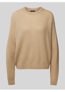 Sweter z dzianiny z mieszanki wełny z alpaki model ‘DOANIE’ ze sklepu Peek&Cloppenburg  w kategorii Swetry damskie - zdjęcie 174985907