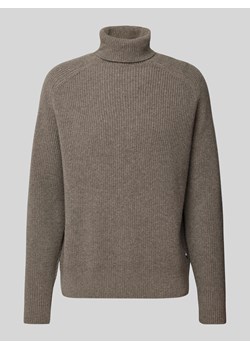 Sweter z dzianiny z golfem model ‘Evento’ ze sklepu Peek&Cloppenburg  w kategorii Swetry męskie - zdjęcie 174986538