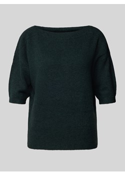 Sweter z dzianiny z rękawem o dł. 1/2 model ‘Pusity’ ze sklepu Peek&Cloppenburg  w kategorii Swetry damskie - zdjęcie 174986656