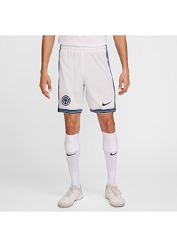 Męskie spodenki piłkarskie Nike Dri-FIT Inter Milan Stadium 2024/25 (wersja wyjazdowa) (replika) - Biel ze sklepu Nike poland w kategorii Spodenki męskie - zdjęcie 174986875