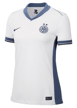 Damska koszulka piłkarska Nike Dri-FIT Inter Milan Stadium 2024/25 (wersja wyjazdowa) – replika - Biel ze sklepu Nike poland w kategorii Bluzki damskie - zdjęcie 174986908