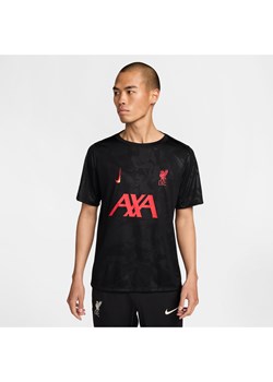 Męska przedmeczowa koszulka piłkarska Nike Dri-FIT Liverpool F.C. Academy Pro (wersja trzecia) - Czerń ze sklepu Nike poland w kategorii T-shirty męskie - zdjęcie 174986917