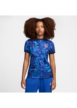 Damska koszulka piłkarska Nike Dri-FIT Atlético Madryt Stadium 2024/25 (wersja trzecia) – replika - Niebieski ze sklepu Nike poland w kategorii Bluzki damskie - zdjęcie 174986925