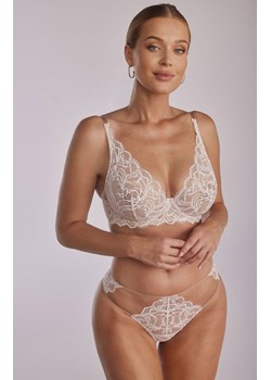 Koronkowy biustonosz miękki soft bralette ecru Sand SC-1127, Kolor ecru, Rozmiar 65B, Kinga ze sklepu Intymna w kategorii Biustonosze - zdjęcie 174988005