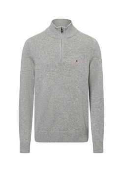 Tommy Hilfiger Męski sweter z dzianiny Mężczyźni Wełna jasny szary marmurkowy - id: 715409-0003-09900 - marki Tommy Hilfiger - 174988666 Tommy Hilfiger Męski sweter z dzianiny Mężczyźni Wełna jasny szary marmurkowy ze sklepu vangraaf w kategorii Swetry męskie - zdjęcie 174988666