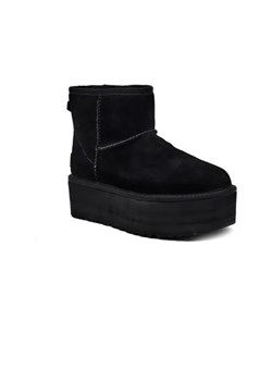 UGG Skórzane śniegowce Classic Mini Platform | z dodatkiem wełny ze sklepu Gomez Fashion Store w kategorii Śniegowce damskie - zdjęcie 174991698