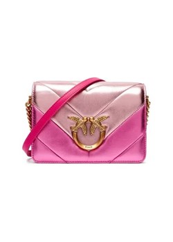 Pinko Skórzana torebka na ramię LOVE CLICK MINI BIG CHEVRON ze sklepu Gomez Fashion Store w kategorii Kopertówki - zdjęcie 174992187