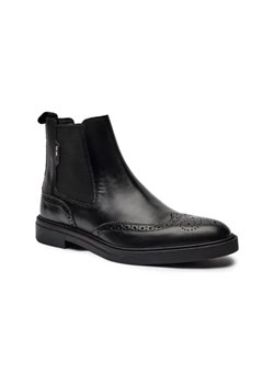 BOSS BLACK Skórzane sztyblety Calev ze sklepu Gomez Fashion Store w kategorii Buty zimowe męskie - zdjęcie 174993679