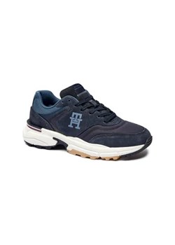 Tommy Hilfiger Skórzane sneakersy M RUNNER X VENTILE MIX ze sklepu Gomez Fashion Store w kategorii Buty sportowe męskie - zdjęcie 174994346