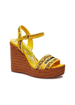 Dolce & Gabbana Skórzane koturny ze sklepu Gomez Fashion Store w kategorii Espadryle damskie - zdjęcie 174994635