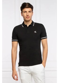 CALVIN KLEIN JEANS Polo | Slim Fit | pique ze sklepu Gomez Fashion Store w kategorii T-shirty męskie - zdjęcie 174996668