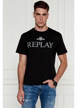 Replay T-shirt | Regular Fit ze sklepu Gomez Fashion Store w kategorii T-shirty męskie - zdjęcie 174997479