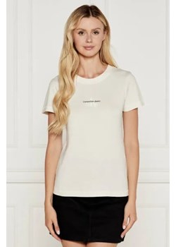 CALVIN KLEIN JEANS T-shirt | Regular Fit ze sklepu Gomez Fashion Store w kategorii Bluzki damskie - zdjęcie 174998856