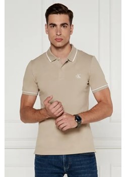 CALVIN KLEIN JEANS Polo | Slim Fit | pique ze sklepu Gomez Fashion Store w kategorii T-shirty męskie - zdjęcie 174999665