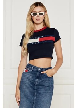 Tommy Jeans T-shirt | Cropped Fit ze sklepu Gomez Fashion Store w kategorii Bluzki damskie - zdjęcie 174999748