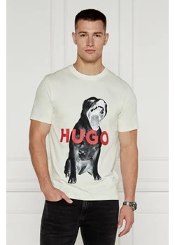 HUGO T-shirt Dayaking | Regular Fit ze sklepu Gomez Fashion Store w kategorii T-shirty męskie - zdjęcie 175001496
