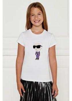 Karl Lagerfeld Kids T-shirt | Regular Fit ze sklepu Gomez Fashion Store w kategorii Bluzki dziewczęce - zdjęcie 175003049