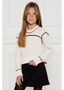 Tommy Hilfiger Sweter GLOBAL | Regular Fit ze sklepu Gomez Fashion Store w kategorii Swetry dziewczęce - zdjęcie 175003135