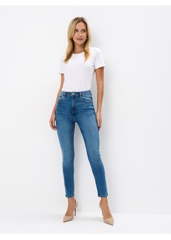 Mohito - Jeansy skinny - niebieski ze sklepu Mohito w kategorii Jeansy damskie - zdjęcie 175003477