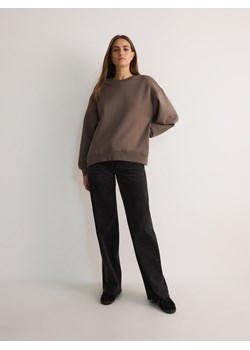 Reserved - Bluza oversize - brązowy ze sklepu Reserved w kategorii Bluzy damskie - zdjęcie 175004567