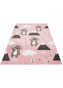 Różowy dziecięcy dywan w misie koala 60cm D8-Z28 ze sklepu Edinos.pl w kategorii Dywany - zdjęcie 175008715