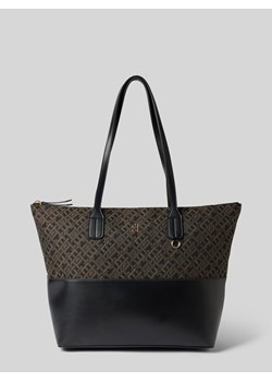 Duża torba z aplikacją z logo ze sklepu Peek&Cloppenburg  w kategorii Torby Shopper bag - zdjęcie 175010328