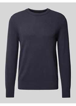 Sweter z dzianiny o kroju regular fit z miękkiej mieszanki bawełny i żywej wełny ze sklepu Peek&Cloppenburg  w kategorii Swetry męskie - zdjęcie 175010365