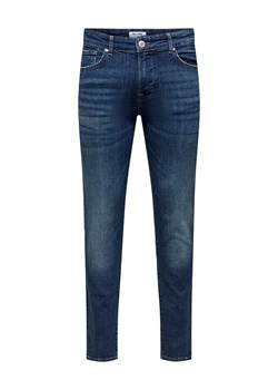 ONLY &amp; SONS Dżinsy - Slim fit - w kolorze granatowym ze sklepu Limango Polska w kategorii Jeansy męskie - zdjęcie 175010976