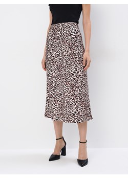 Mohito - Spódnica midi w panterkę - beżowy ze sklepu Mohito w kategorii Spódnice - zdjęcie 175011715