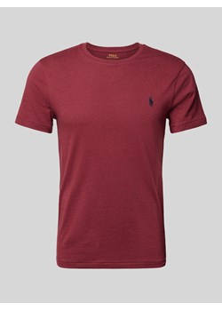 T-shirt o kroju custom slim fit z okrągłym dekoltem ze sklepu Peek&Cloppenburg  w kategorii T-shirty męskie - zdjęcie 175018515