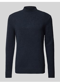 Sweter z dzianiny ze stójką model ‘ZAYYN’ ze sklepu Peek&Cloppenburg  w kategorii Swetry męskie - zdjęcie 175019026