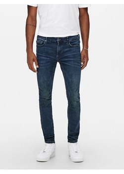 ONLY &amp; SONS Dżinsy - Skinny fit - w kolorze granatowym ze sklepu Limango Polska w kategorii Jeansy męskie - zdjęcie 175020217