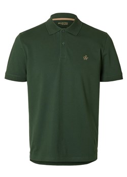 SELECTED HOMME Koszulka polo w kolorze zielonym ze sklepu Limango Polska w kategorii T-shirty męskie - zdjęcie 175020337