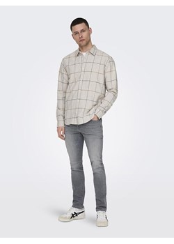 ONLY &amp; SONS Dżinsy - Slim fit - w kolorze szarym ze sklepu Limango Polska w kategorii Jeansy męskie - zdjęcie 175020405