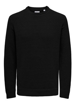 ONLY &amp; SONS Sweter w kolorze czarnym ze sklepu Limango Polska w kategorii Swetry męskie - zdjęcie 175020419