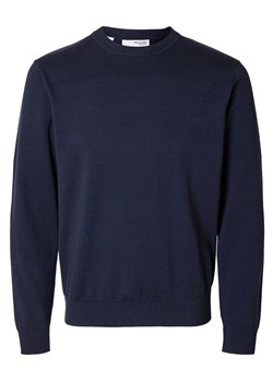 SELECTED HOMME Sweter w kolorze granatowym ze sklepu Limango Polska w kategorii Swetry męskie - zdjęcie 175020469