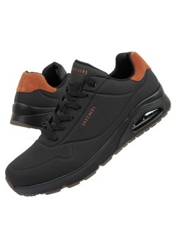 Buty Skechers Uno 183004/BBK czarne ze sklepu ButyModne.pl w kategorii Buty sportowe męskie - zdjęcie 175020558